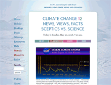 Tablet Screenshot of climatechange12.com